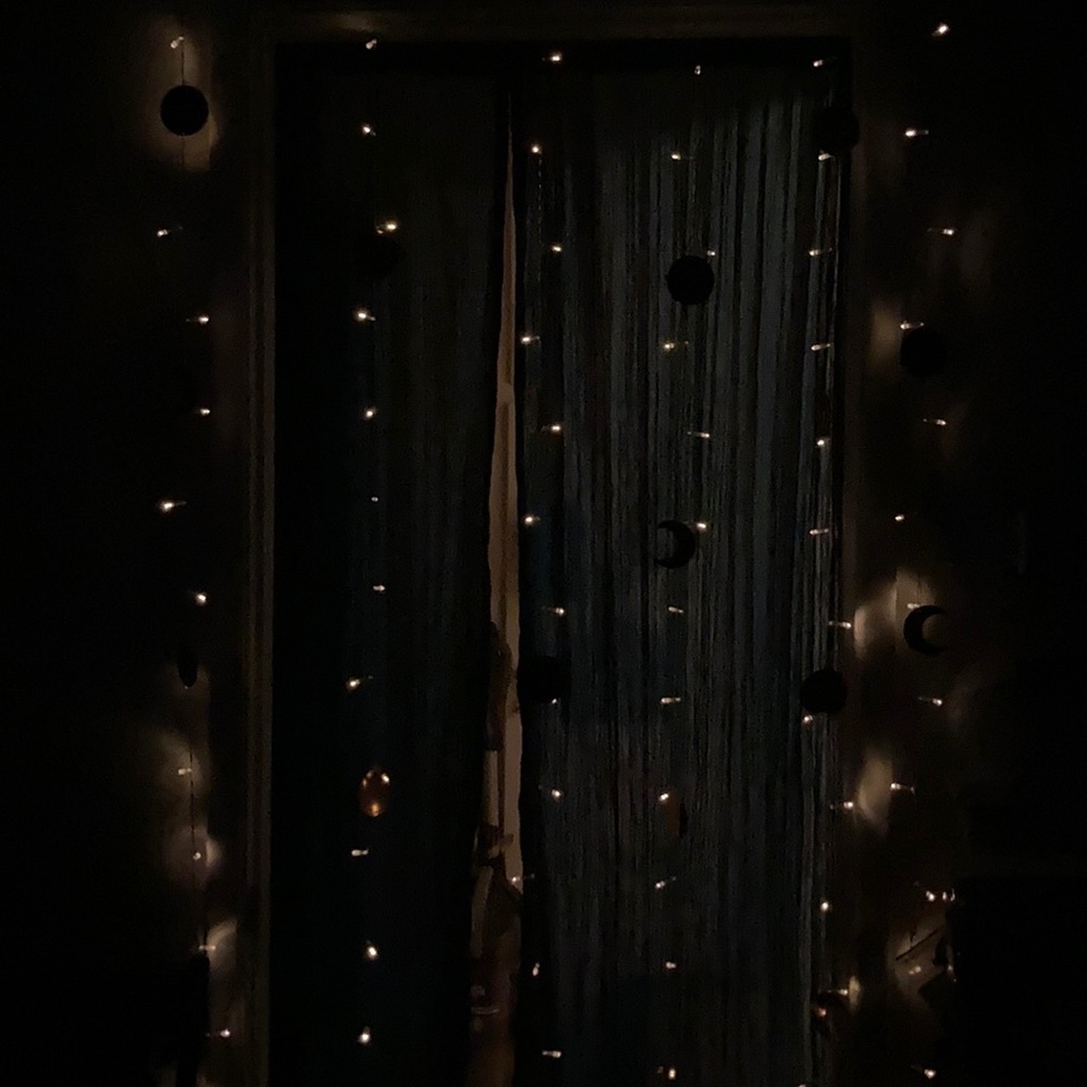 Fairy lights w/ moon and sun